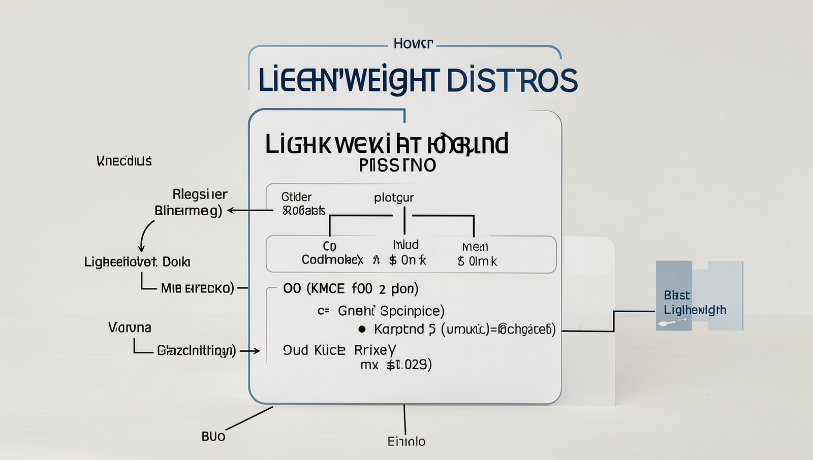 Checklist of criteria for selecting lightweight Linux distros for old laptops
