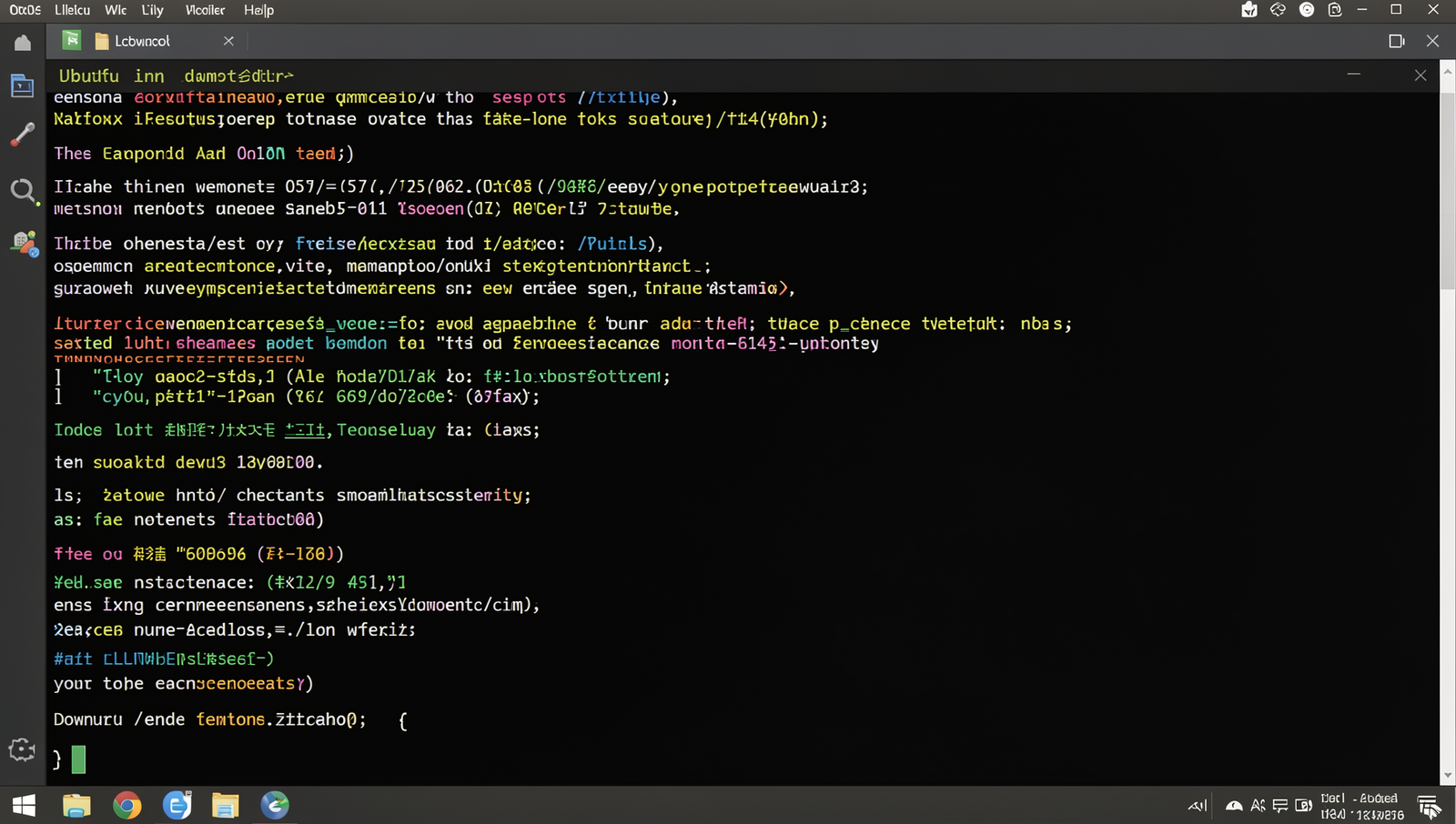 Screenshot of a Linux download page for tutorial files in a realistic terminal interface.