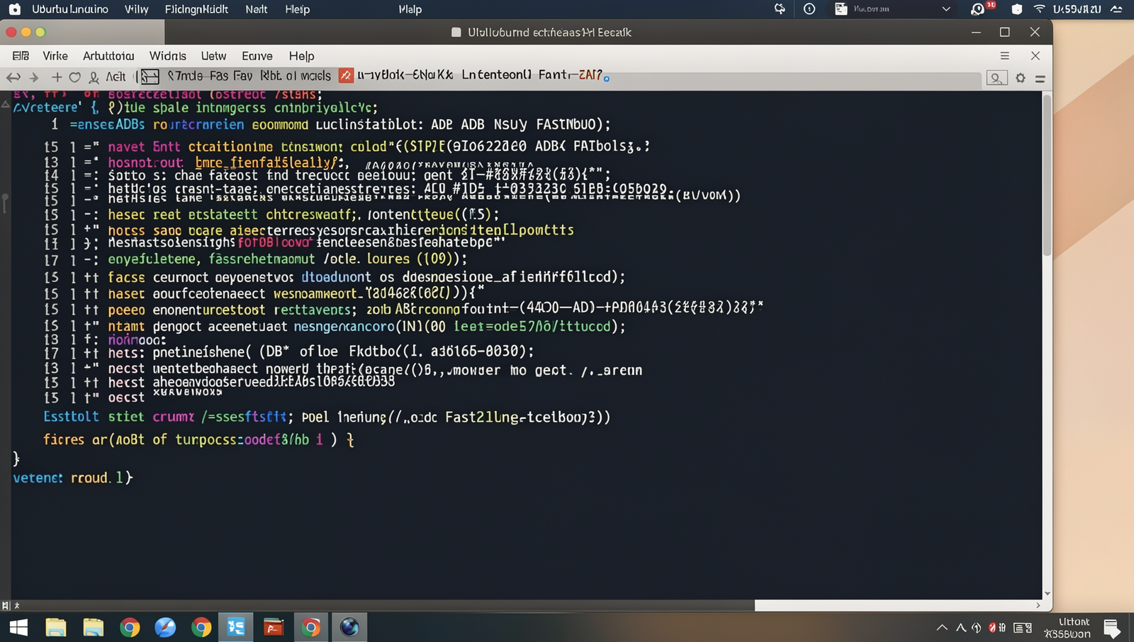 Installation of ADB and Fastboot on a Linux desktop with terminal interface.