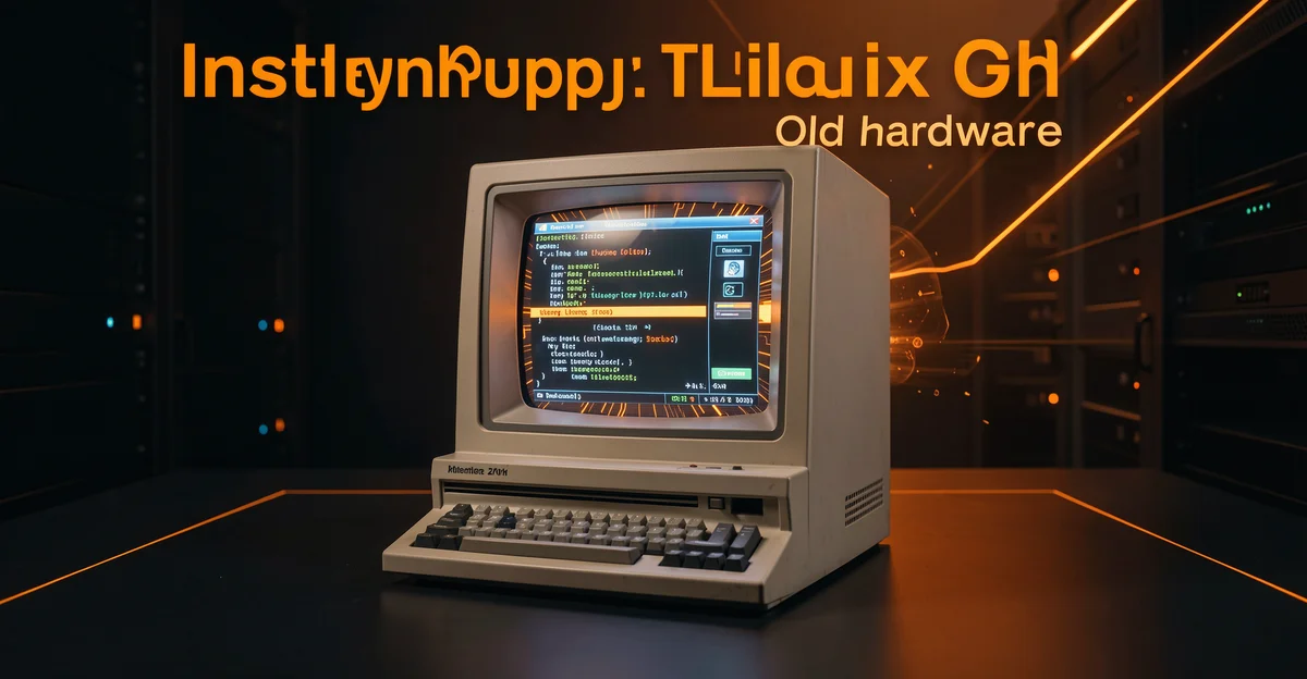 Featured image: Professional featured image for: How to Install Puppy Linux on Very Old Hardware. Modern tech blog s