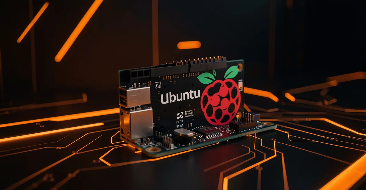 Featured image: Professional featured image for: How to Install Ubuntu on Raspberry Pi 5. Modern tech blog style, co