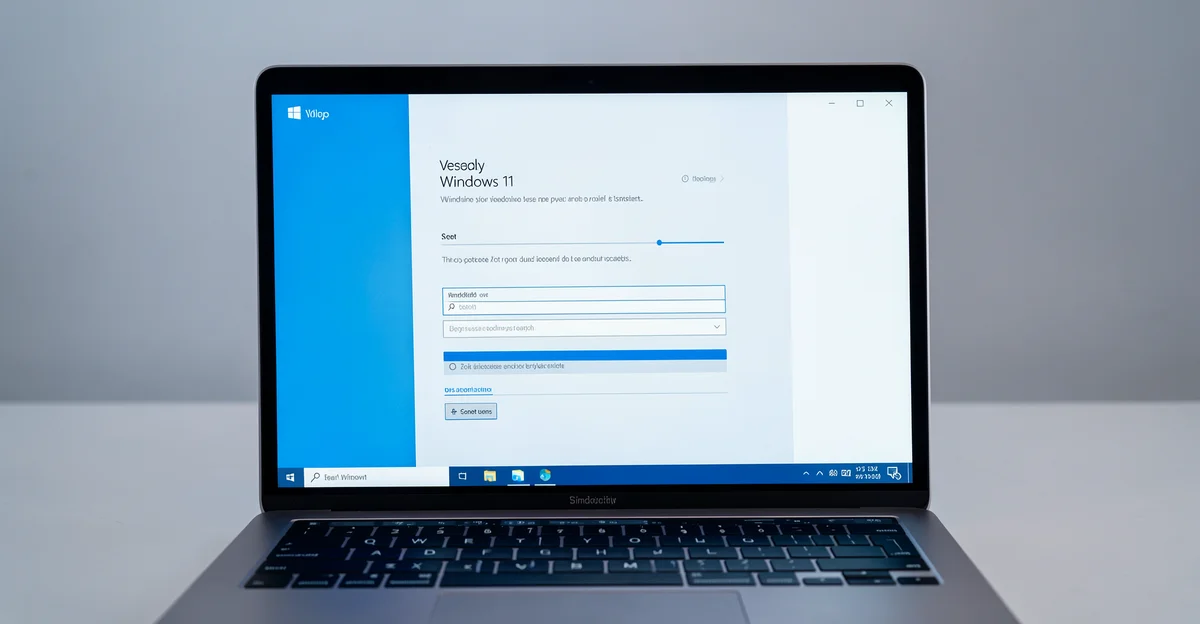Featured image: Professional featured image for: How to Install Windows 11 on Raspberry Pi. Modern laptop showing Wi