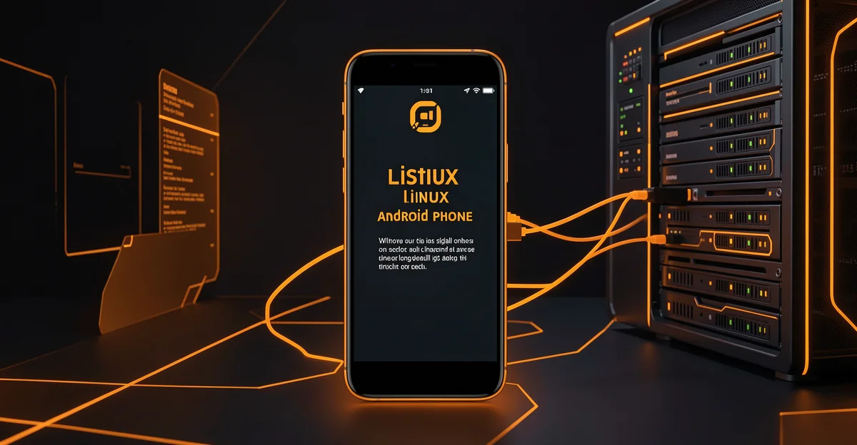 Featured image: Professional featured image for: How to Install Linux on an Android Phone (No Root Needed). Modern t