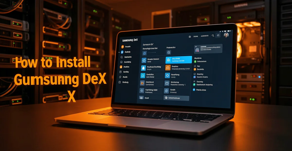 Featured image: Professional featured image for: How to Install GNU/Linux on Samsung DeX. Modern tech blog style, co