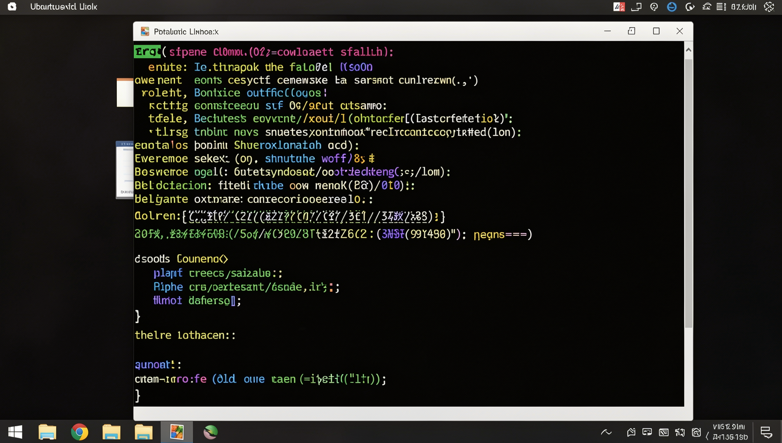 Realistic terminal displaying software installation commands on a Linux desktop.