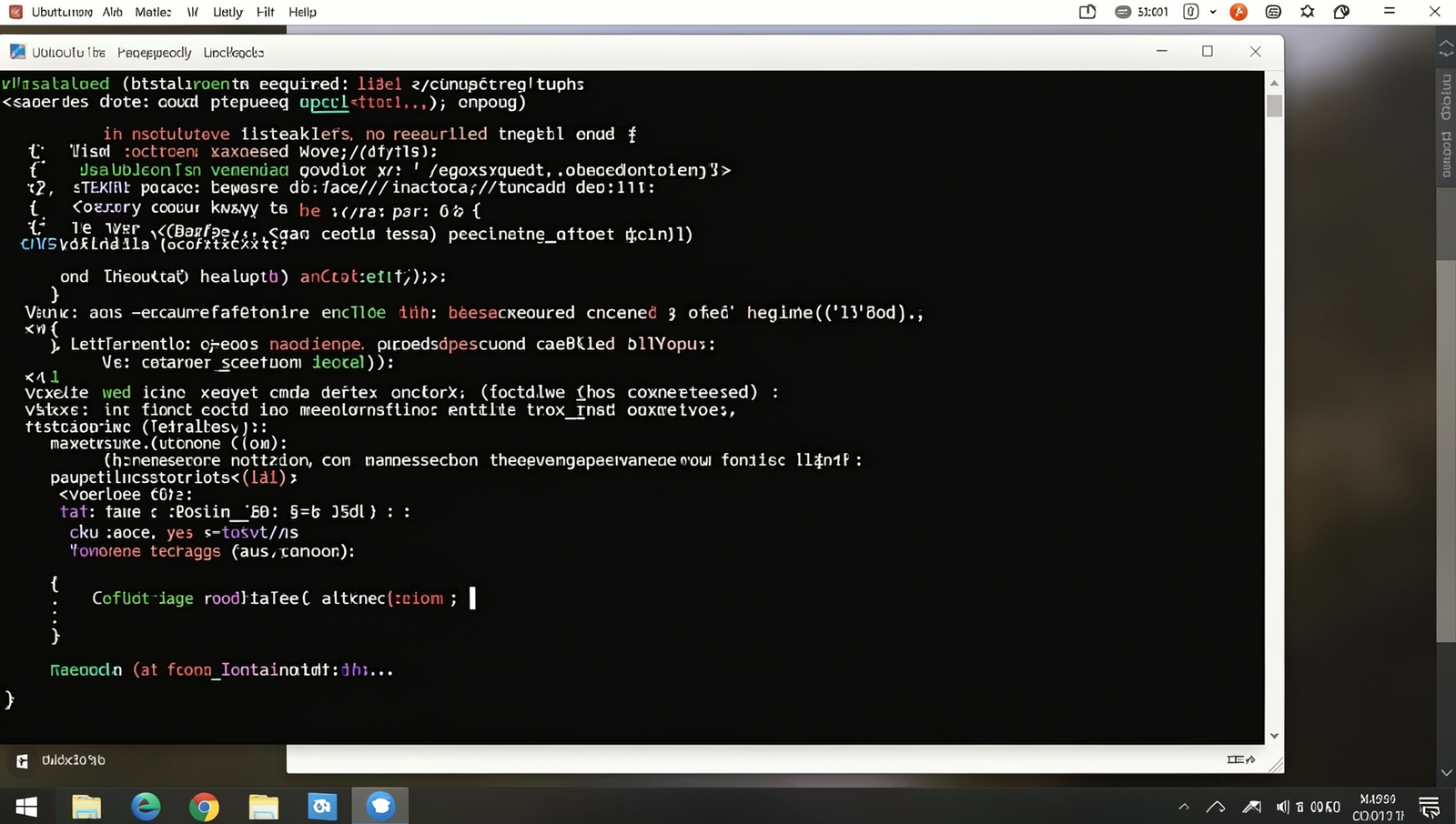 Linux terminal displaying installation of required packages in a tutorial setting.