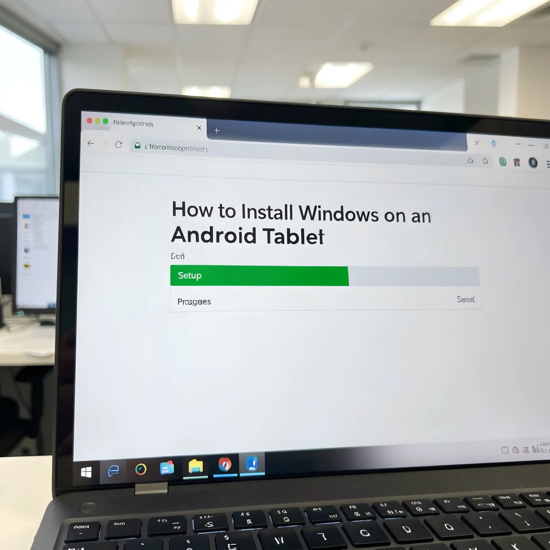 Step 2: Technical tutorial screenshot: Prepare the environment for How to Install Windows on an Android Tabl