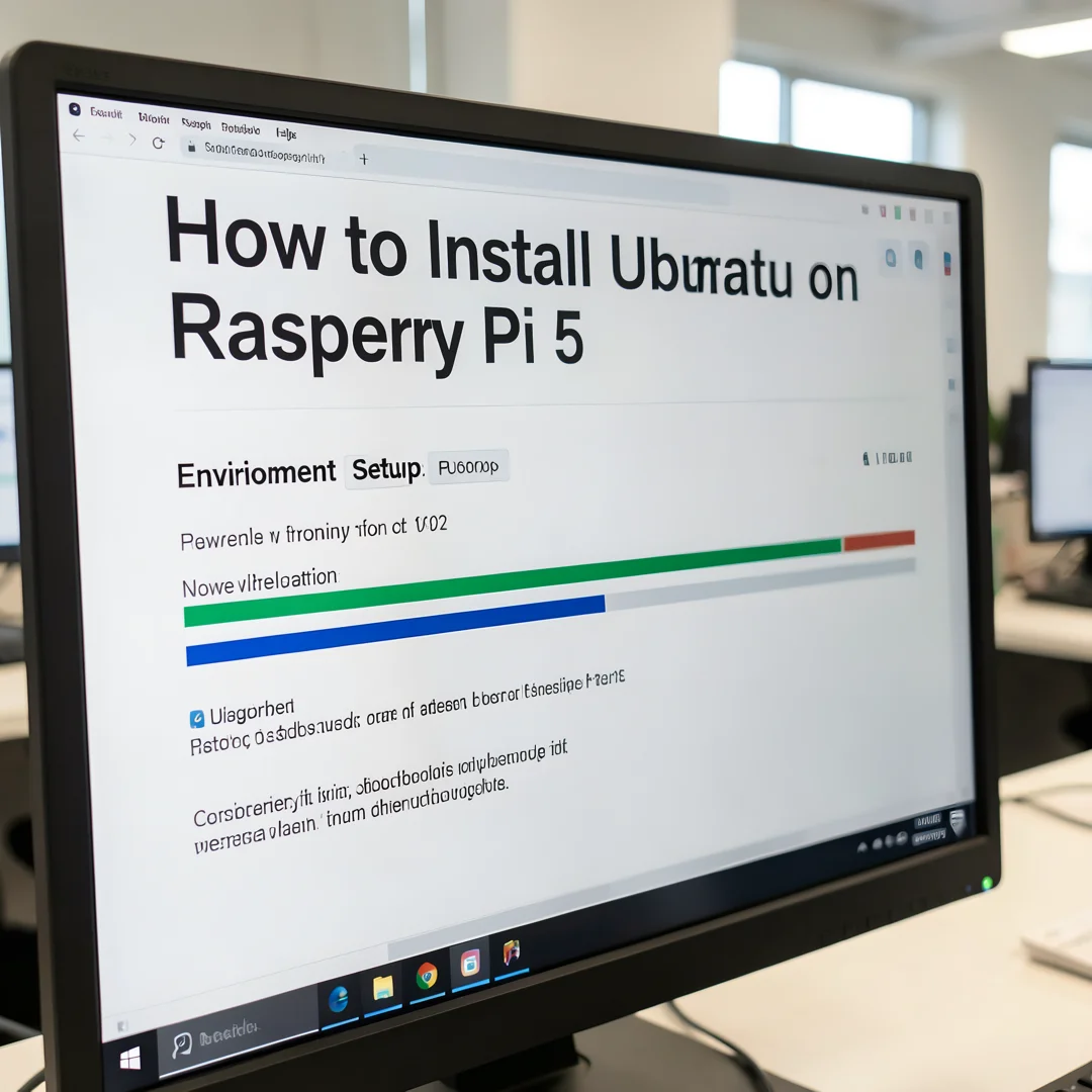 Step 2: Technical tutorial screenshot: Prepare the environment for How to Install Ubuntu on Raspberry Pi 5, 