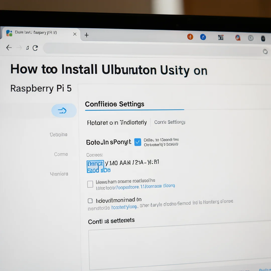 Step 3: Technical tutorial screenshot: Configure core settings for How to Install Ubuntu on Raspberry Pi 5, 
