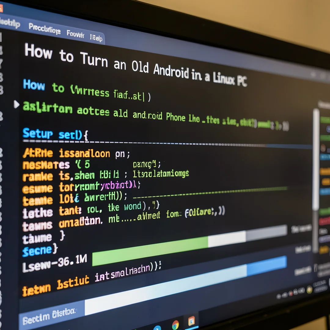Step 4: Technical tutorial screenshot: Run the main installation procedure for How to Turn an Old Android Ph