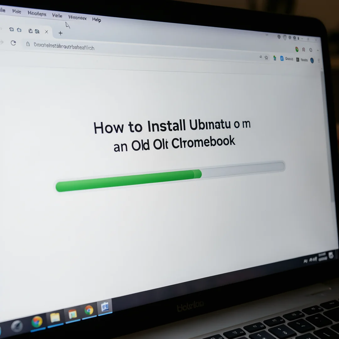 Step 4: Technical tutorial screenshot: Run the main installation procedure for How to Install Ubuntu on an O