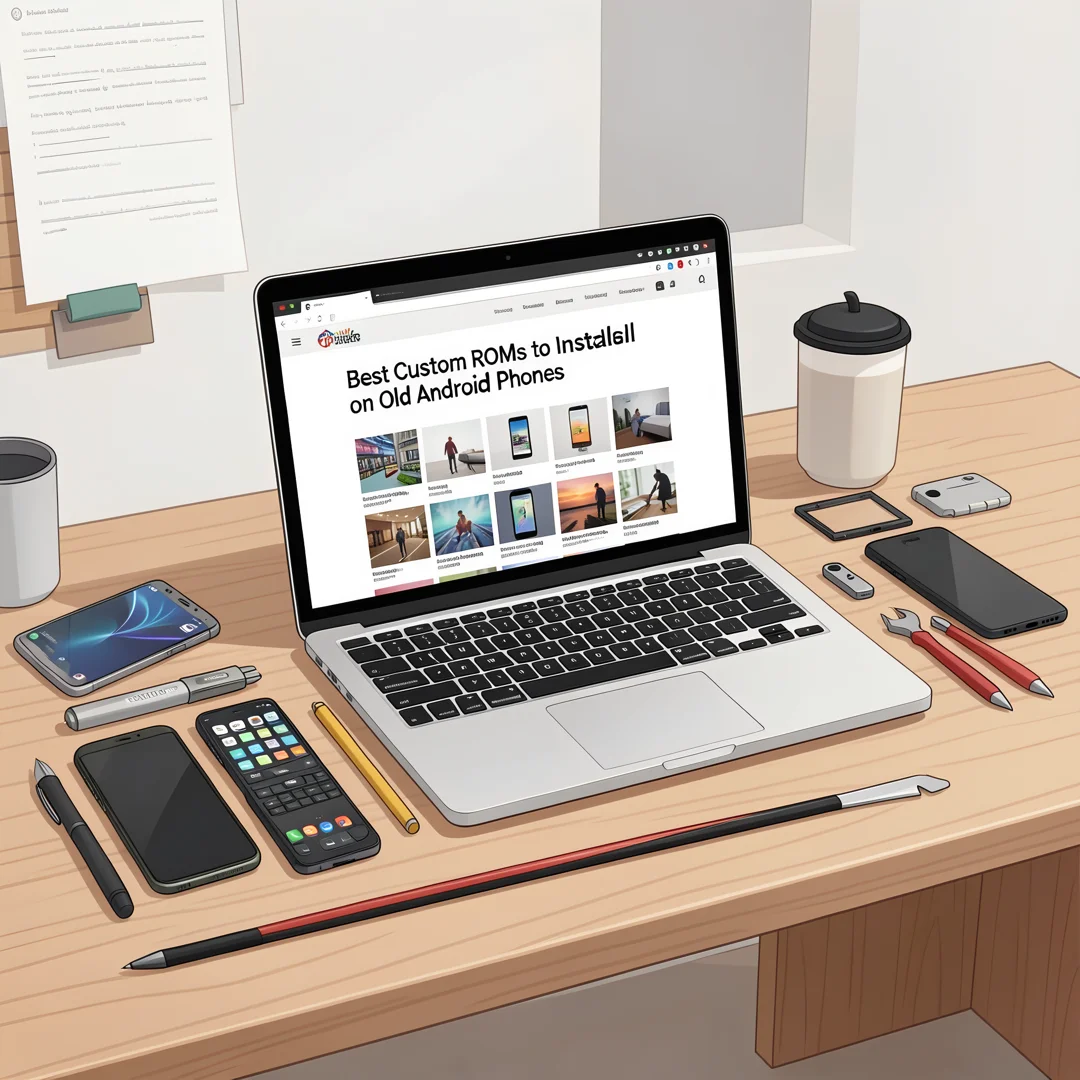 Step 4: Illustration for step: Gather necessary resources related to Best Custom ROMs to Install on Old Andr