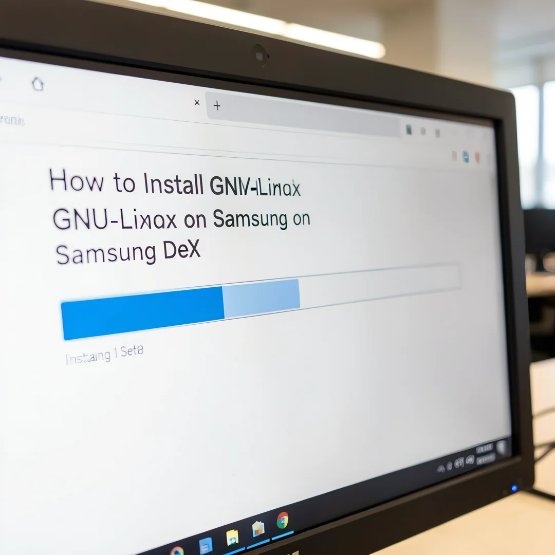 Step 4: Technical tutorial screenshot: Run the main installation procedure for How to Install GNU/Linux on S