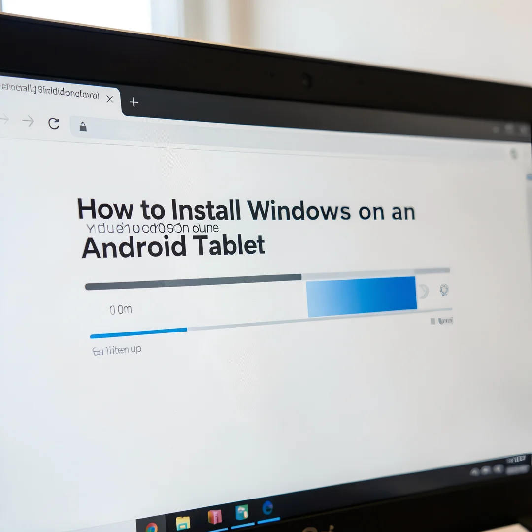 Step 5: Technical tutorial screenshot: Verify the installation for How to Install Windows on an Android Tabl