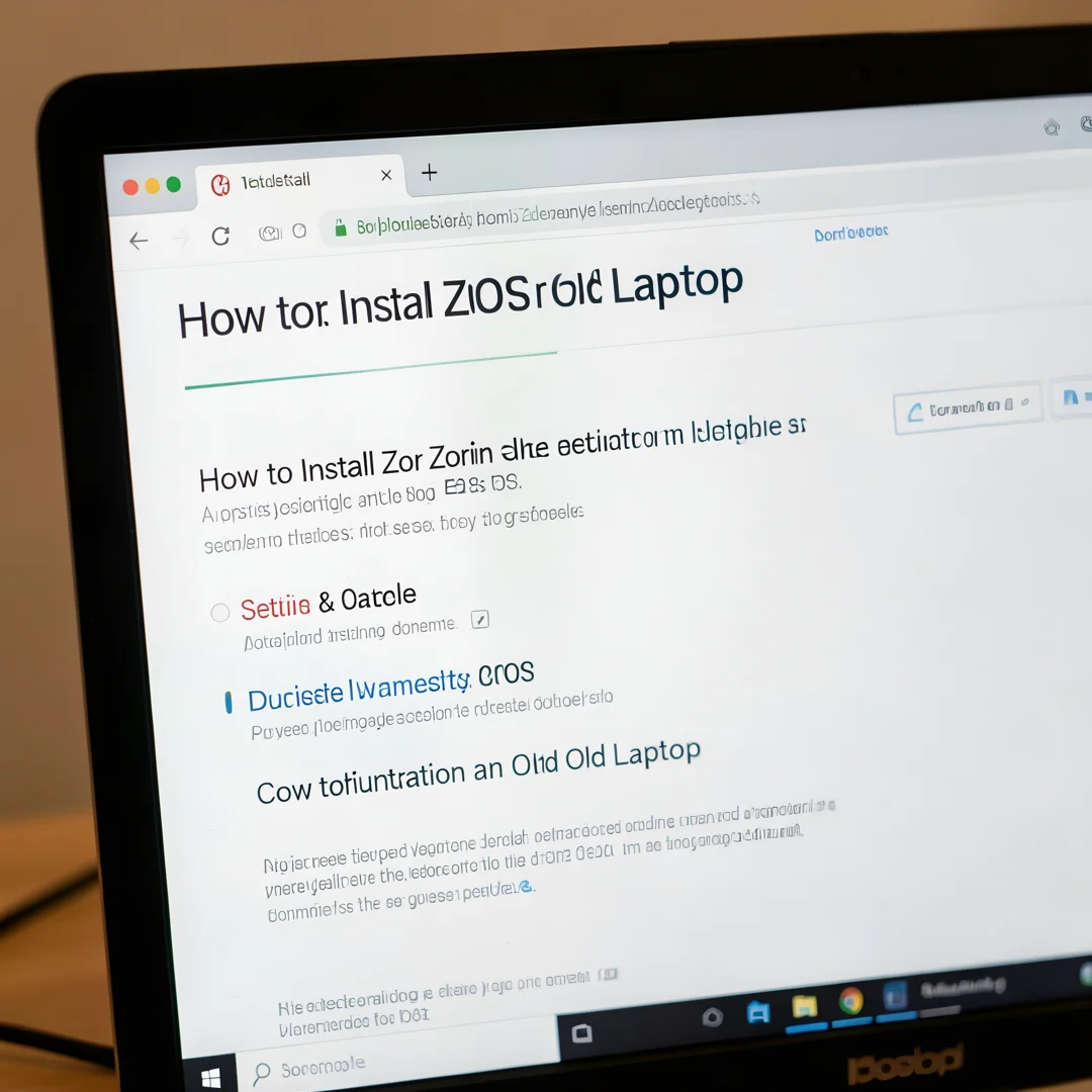 Step 6: Technical tutorial screenshot: Configure post-install options for How to Install Zorin OS on an Old 