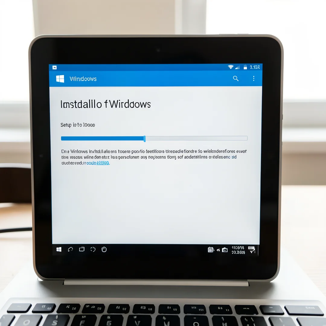 Step 7: Technical tutorial screenshot: Test the complete workflow for How to Install Windows on an Android T