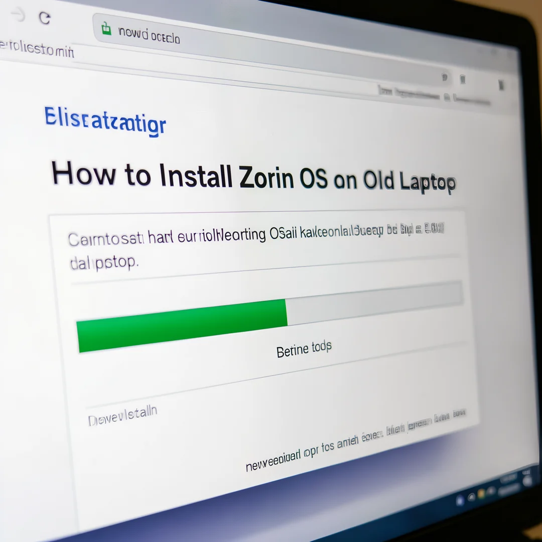 Step 8: Technical tutorial screenshot: Document and maintain the setup for How to Install Zorin OS on an Old