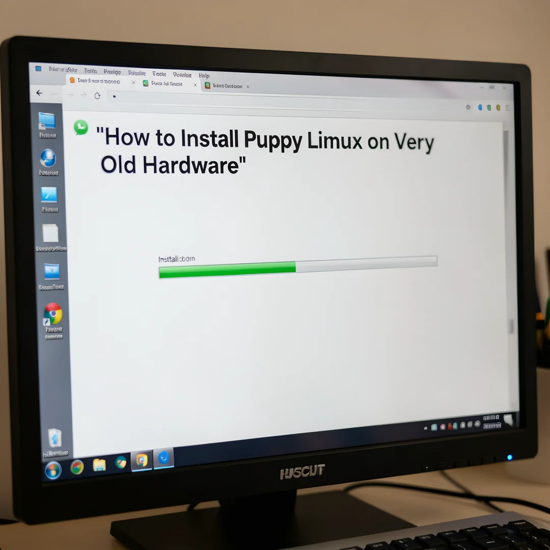 Step 8: Technical tutorial screenshot: Document and maintain the setup for How to Install Puppy Linux on Ver