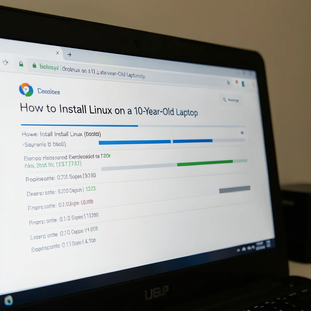 Step 8: Technical tutorial screenshot: Document and maintain the setup for How to Install Linux on a 10-Year