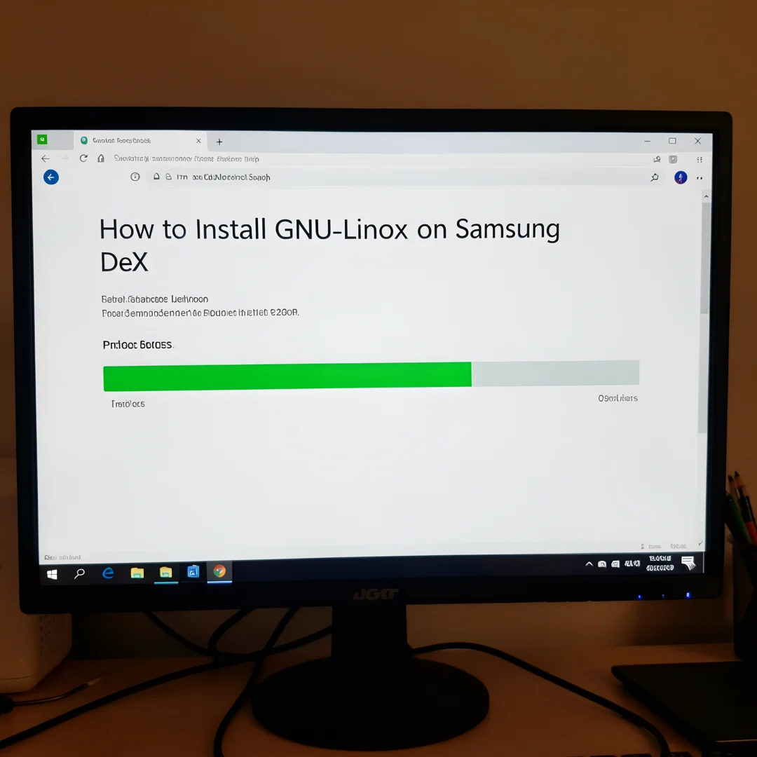 Step 8: Technical tutorial screenshot: Document and maintain the setup for How to Install GNU/Linux on Samsu